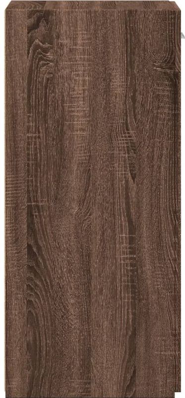 vidaXL - Dressoir - Bruin - Bewerkt Hout - 30x42,5x93 cm