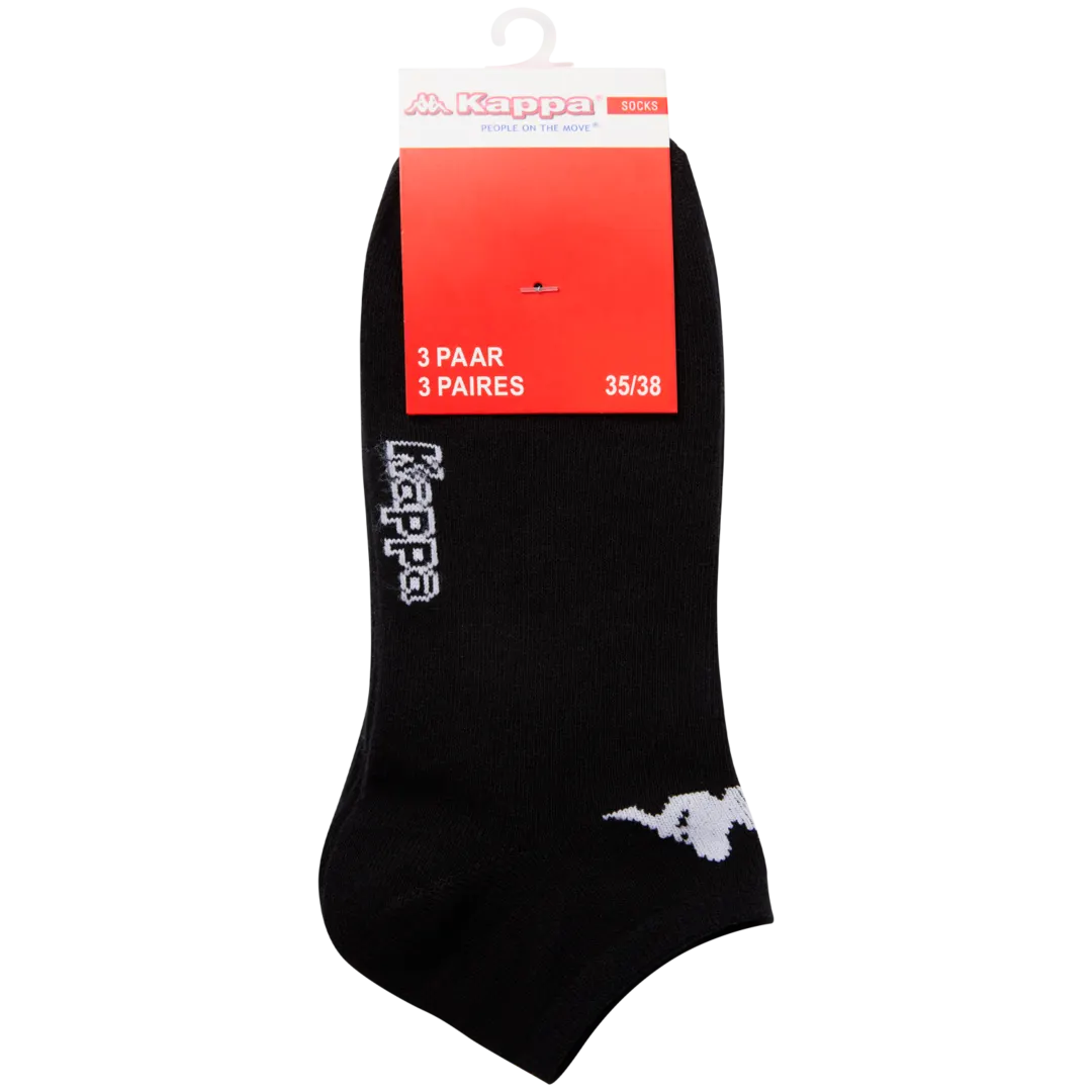 Kappa sneakersokken Maten 35 - 46 | 3 paar