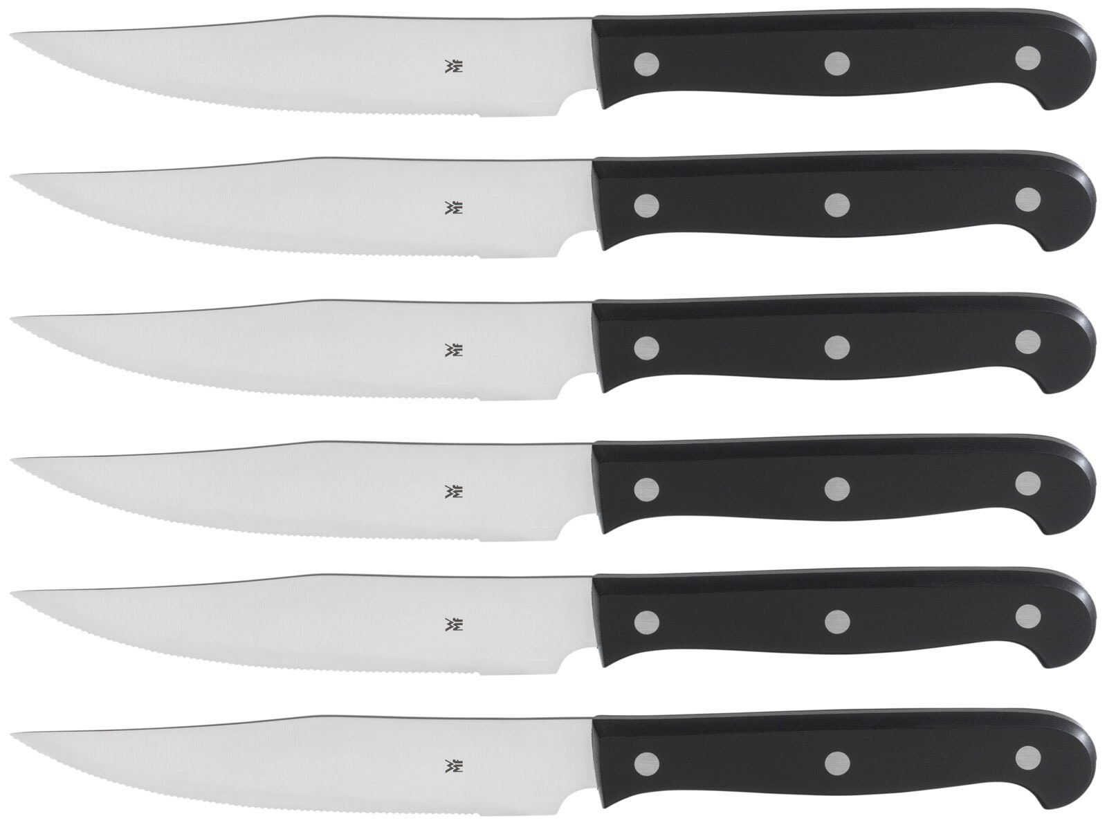 WMF Steakmesser-Set KANSAS 6-teilig schwarz