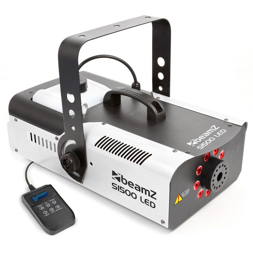 BeamZ S1500LED rookmachine met RGB LED-verlichting
