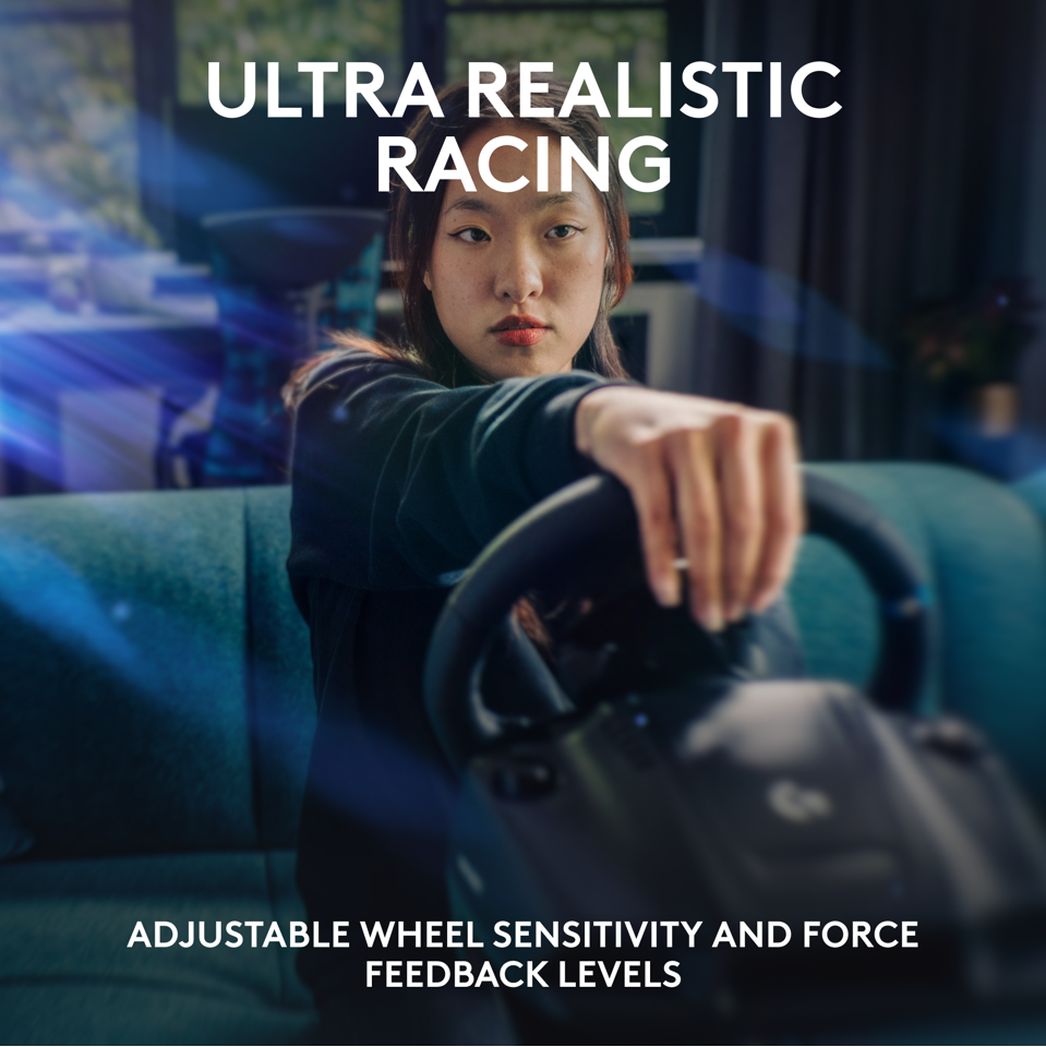 Logitech - G923 Racing Wheel + Forza Motorsport 8 Bundle