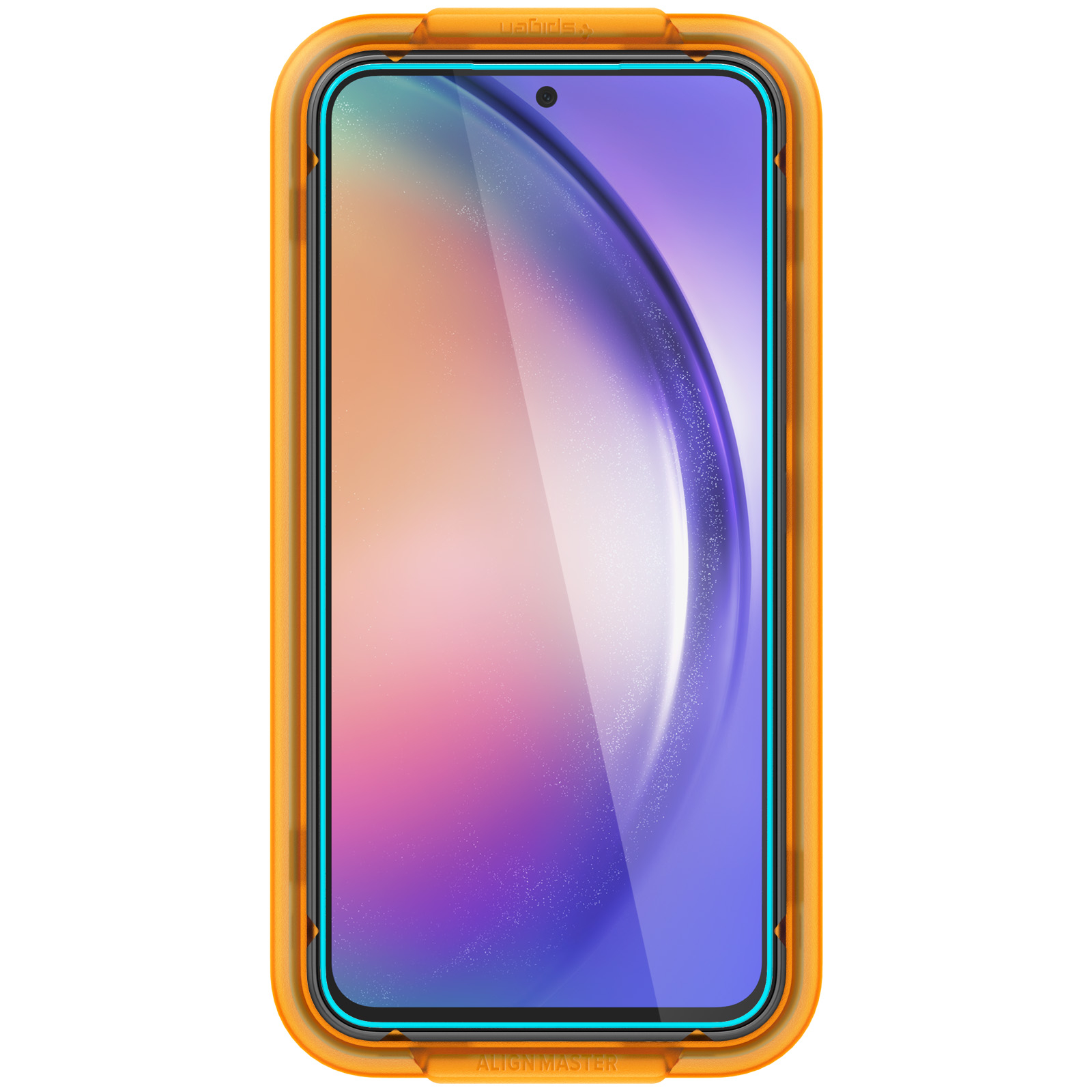(2er Set) Samsung Galaxy A54 5G AlignMaster Glas Tr Clear Panzer Glas Case Friendly   Montagerahmen (AGL05966)