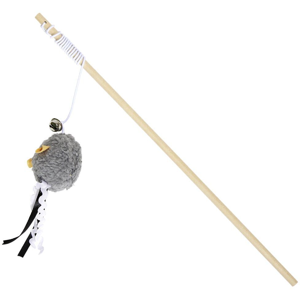 Jouet pour chat canne à pêche L40cm