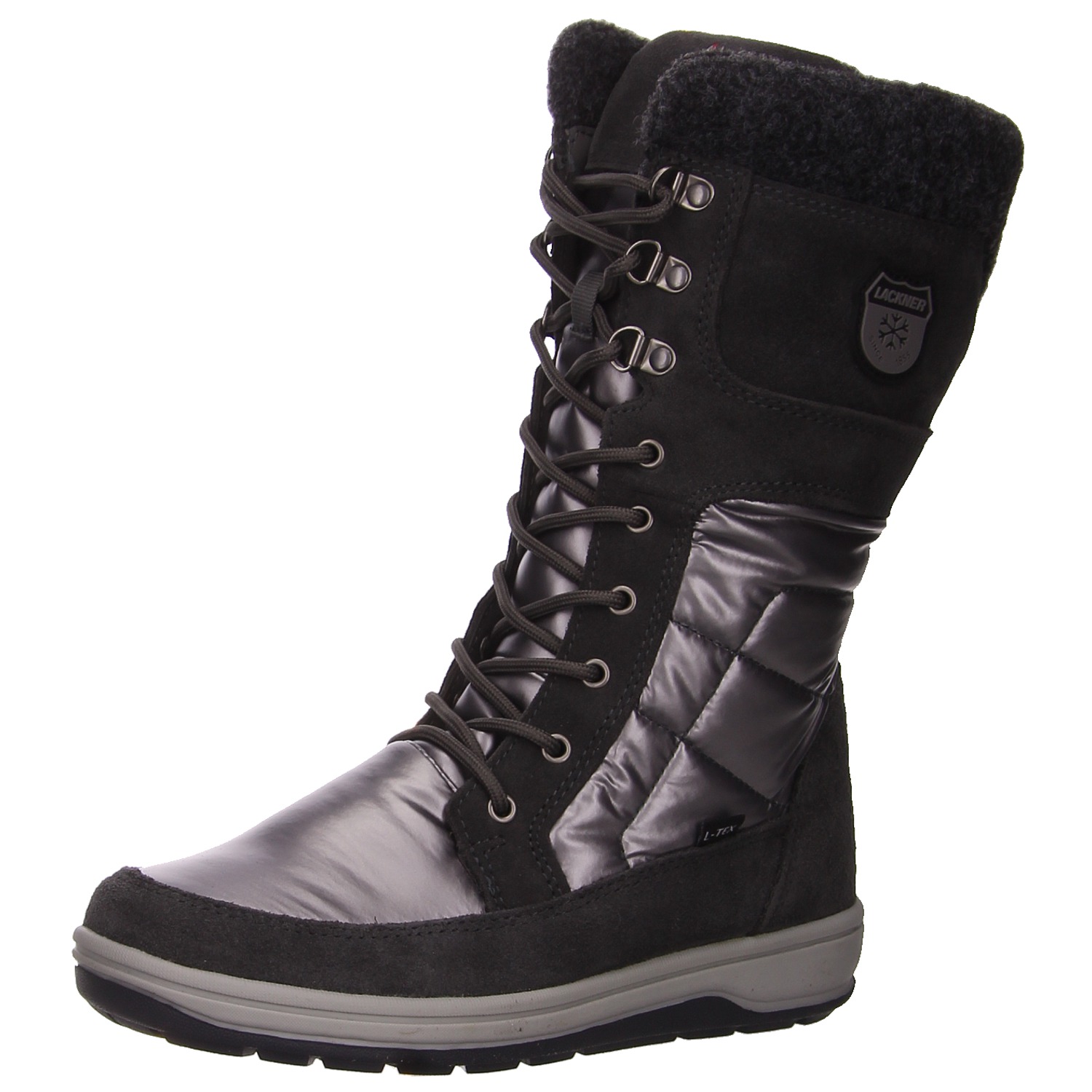Lackner Schnürstiefel grau grau