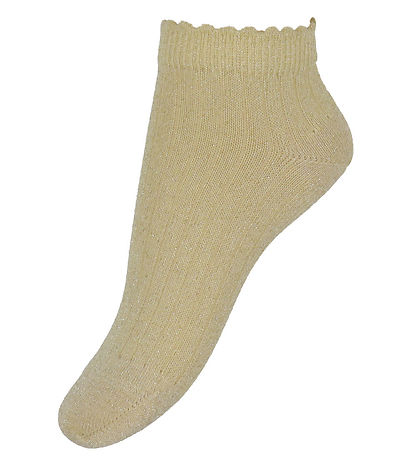 MP Sneaker-Socken - 3er-Pack - Petra - Gold/Lila/Rosa m. Glitzer