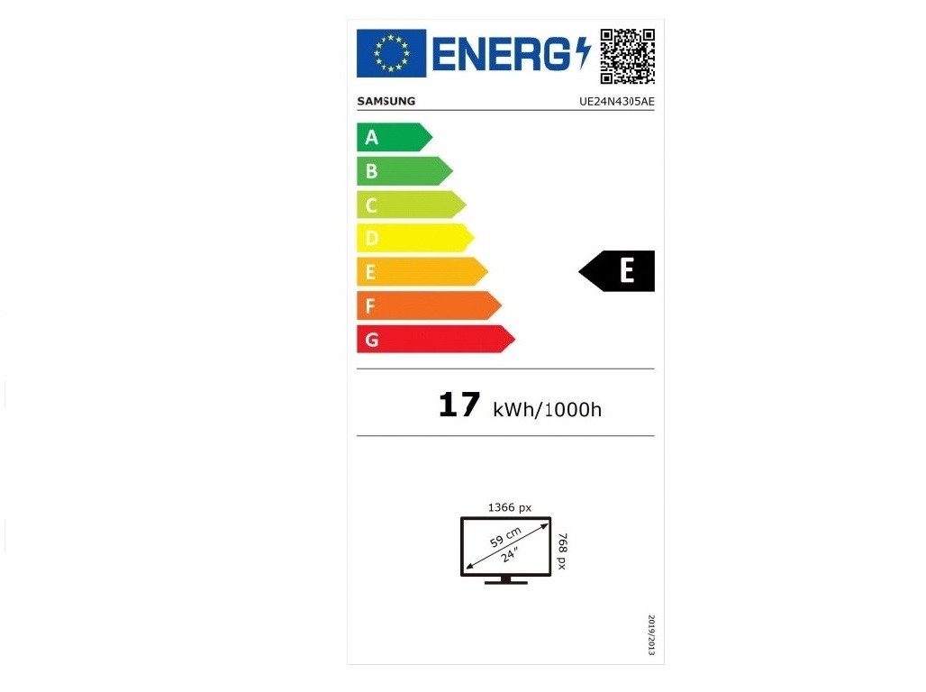 TV SAMSUNG UE24N4305AEXXC (HD SMART TV 24'' 59CM)