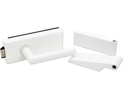 Pertura glasdeurbeslag Studio Loki UV aluminium poedercoating wit