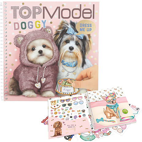TOPModel Dress Me Up Stickerbog DOGGY