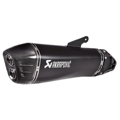 Silencieux Akrapovic Titane noir embout carbone