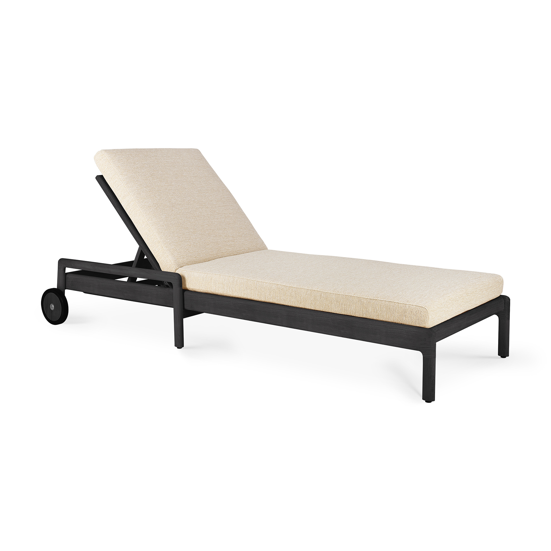 Kussen voor teak Jack adjustable lounger zwart - naturel