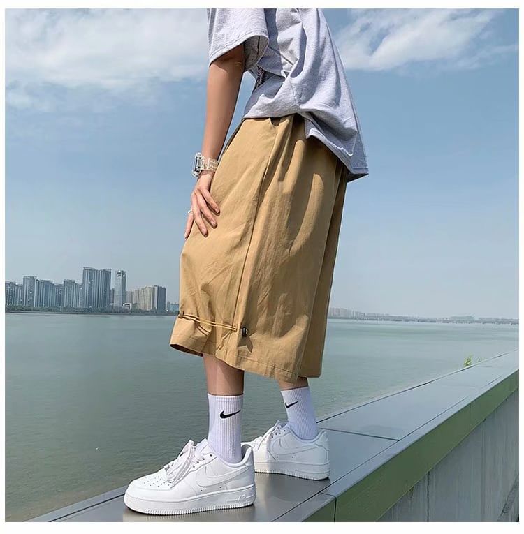 Priam - Capri-cargobroek met hoge taille en wijde pijpen