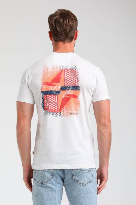 Gabbiano witte heren t-shirt