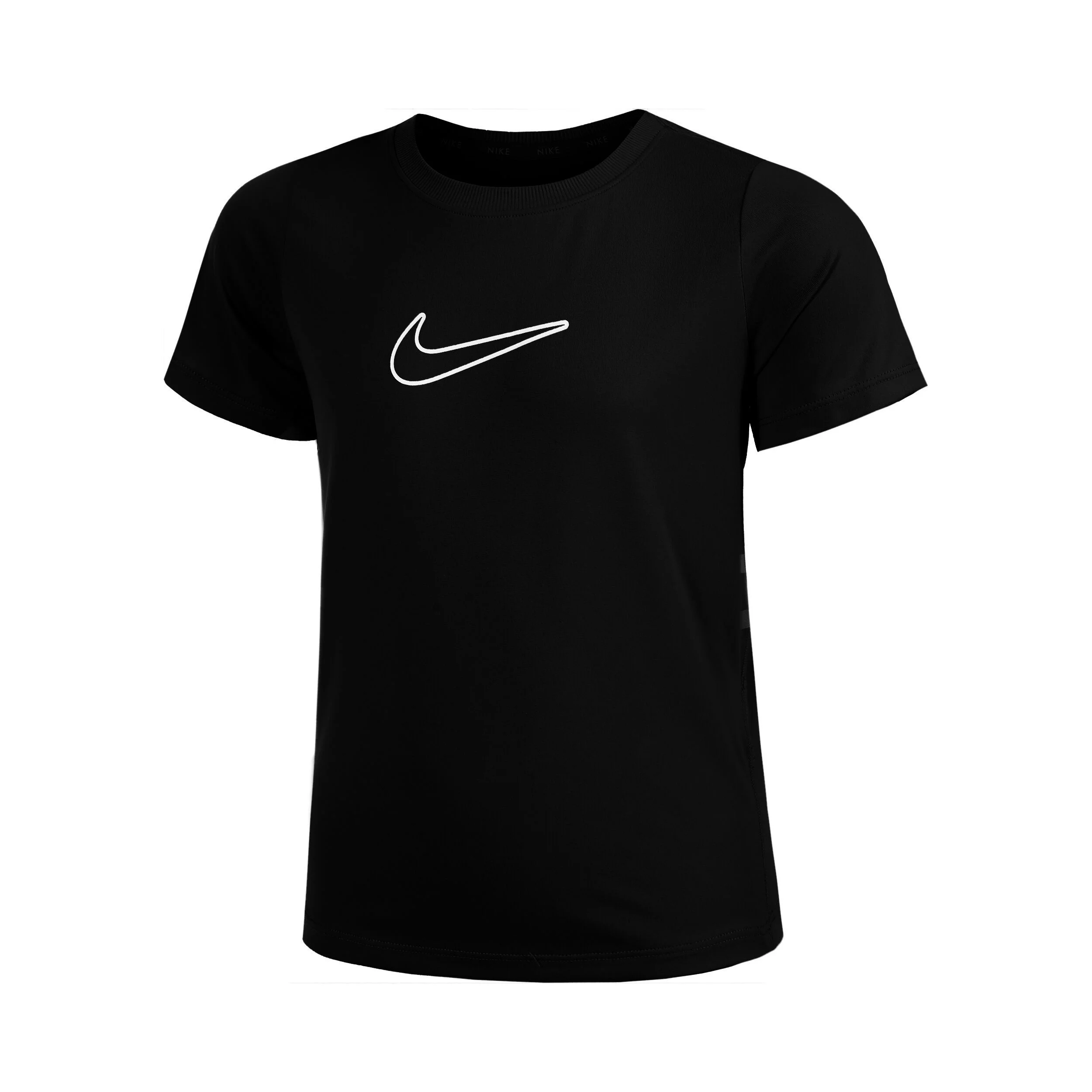 Nike Dri-Fit One STD T-shirt Filles - Noir