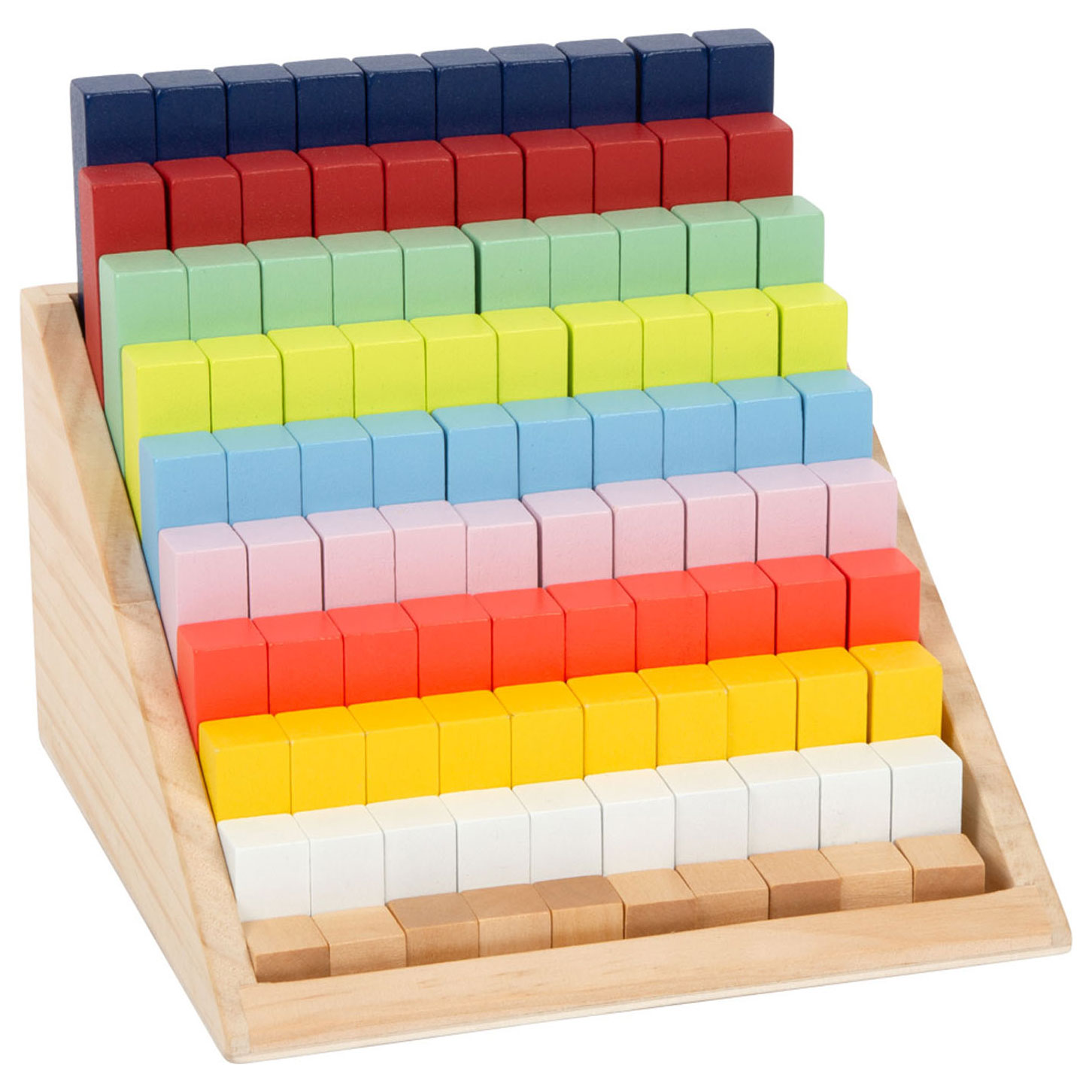 Small Foot-Houten Rekenblokken in Box, 100dlg.