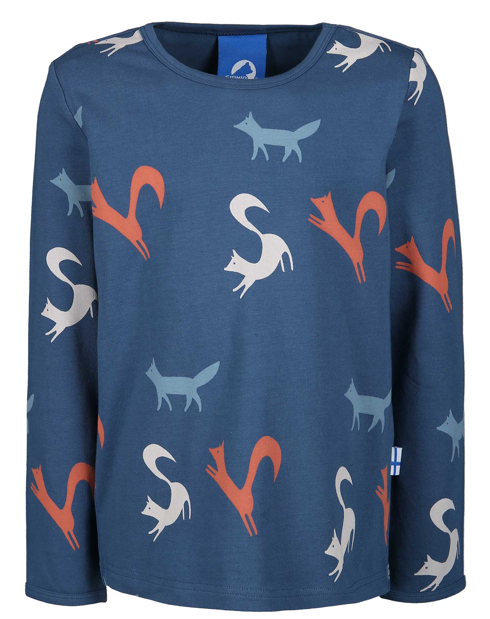Jersey-Langarmshirt JUHANNUS KETTU in denim