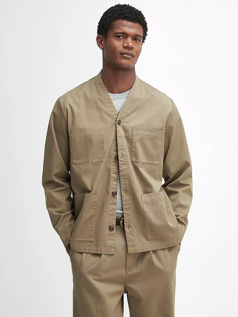BARBOUR Overshirt RAITHWELL beige
