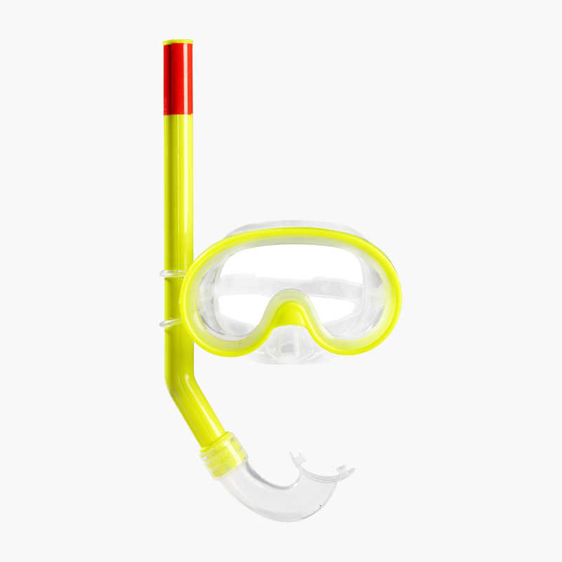 Dykkemaske- og snorkelsett, junior