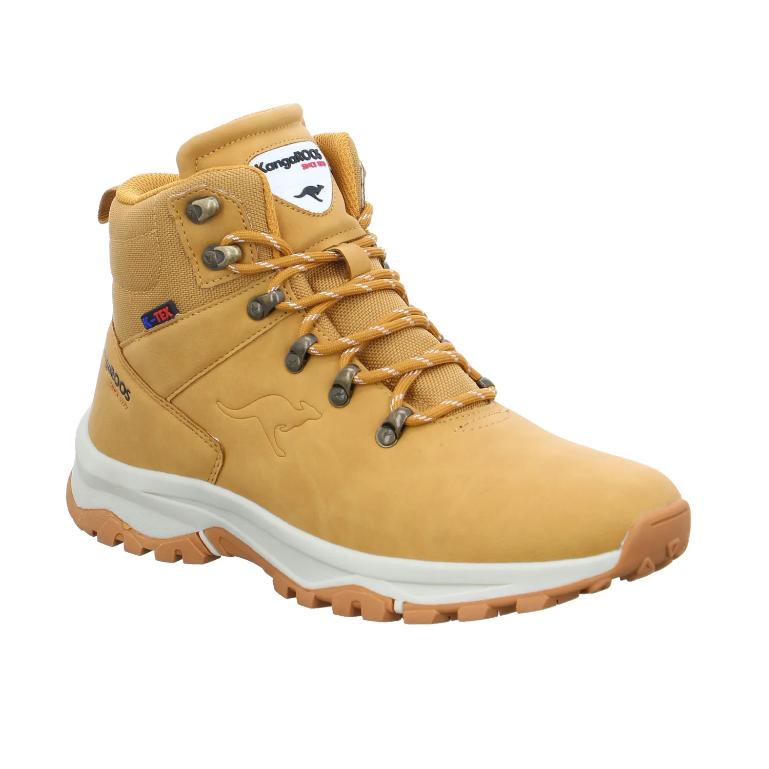 KANGAROOS Winter-Boots Gelb Lederimitat
