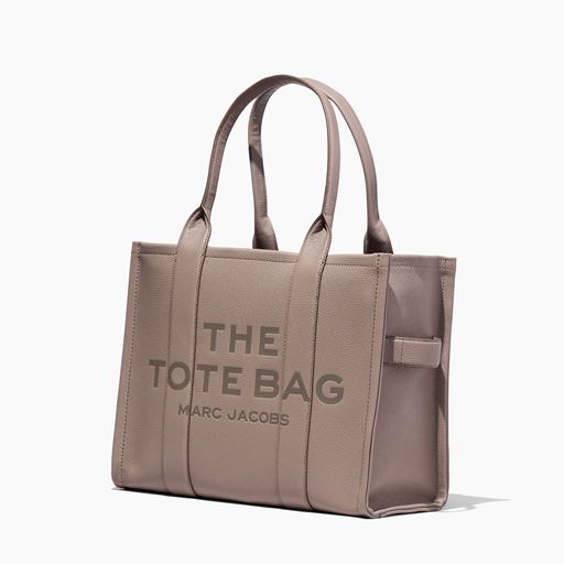 Marc Jacobs The Leather Large Tote Bag, Cement