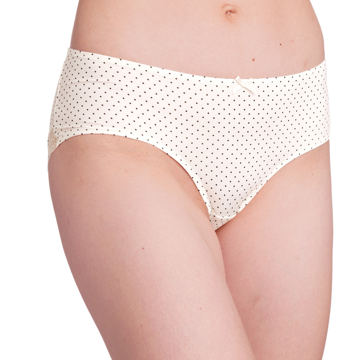 Gina Benotti 3 Damen Pantys aus Mikrofaser schwarz / weiss