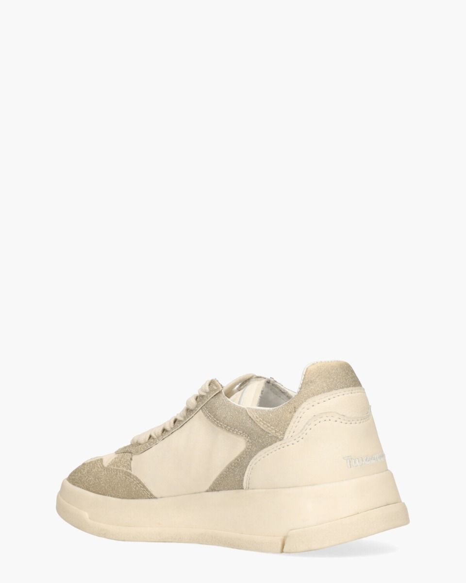 Ghoud Tweener Low Off-White/Goud Damessneakers