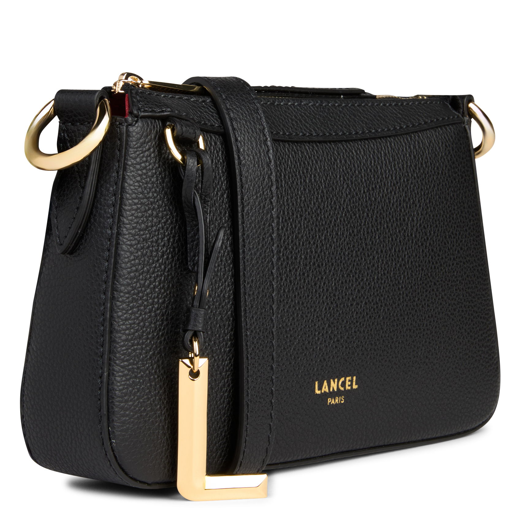 FAUBOURG - Sac bandoulière en cuir | Noir