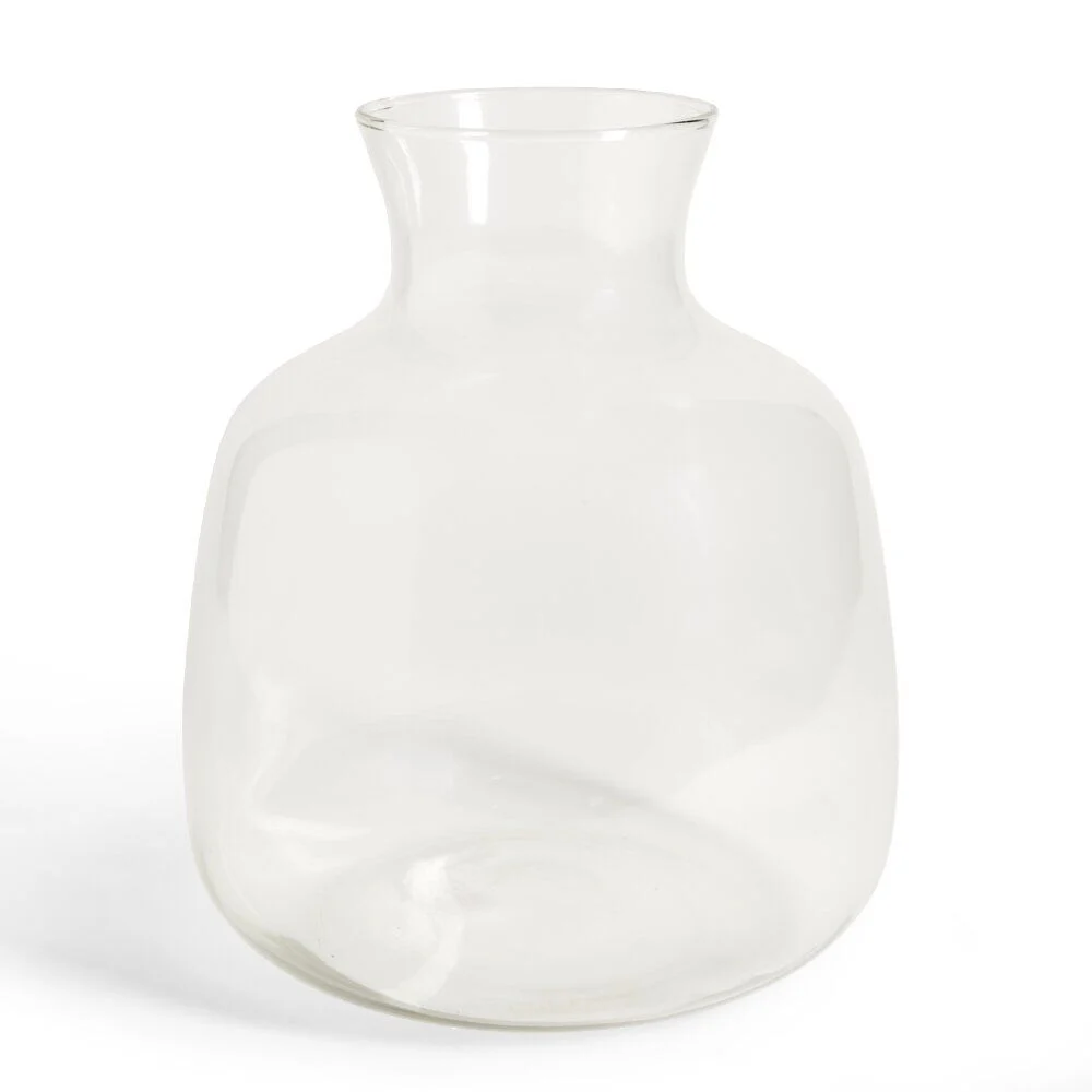 Vase en verre transparent Loyde Ø24xH29cm