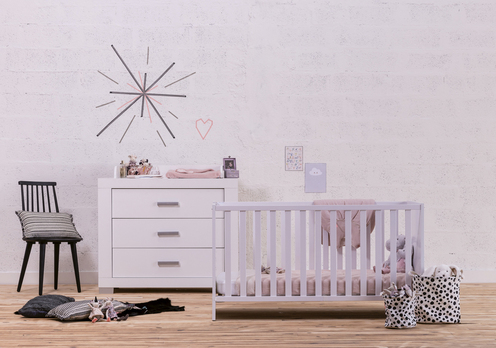 Chambre DUO lit 70x140 commode HAUKE - YUNY BY PAIDI