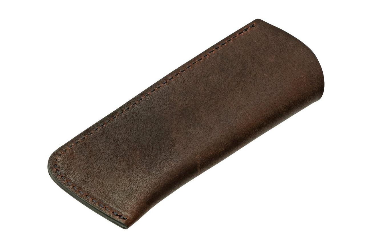 Otter Leather Case LE 04 DB, Dark Brown, Size: 12,5 x 4,5 x 1,8 cm, foedraal