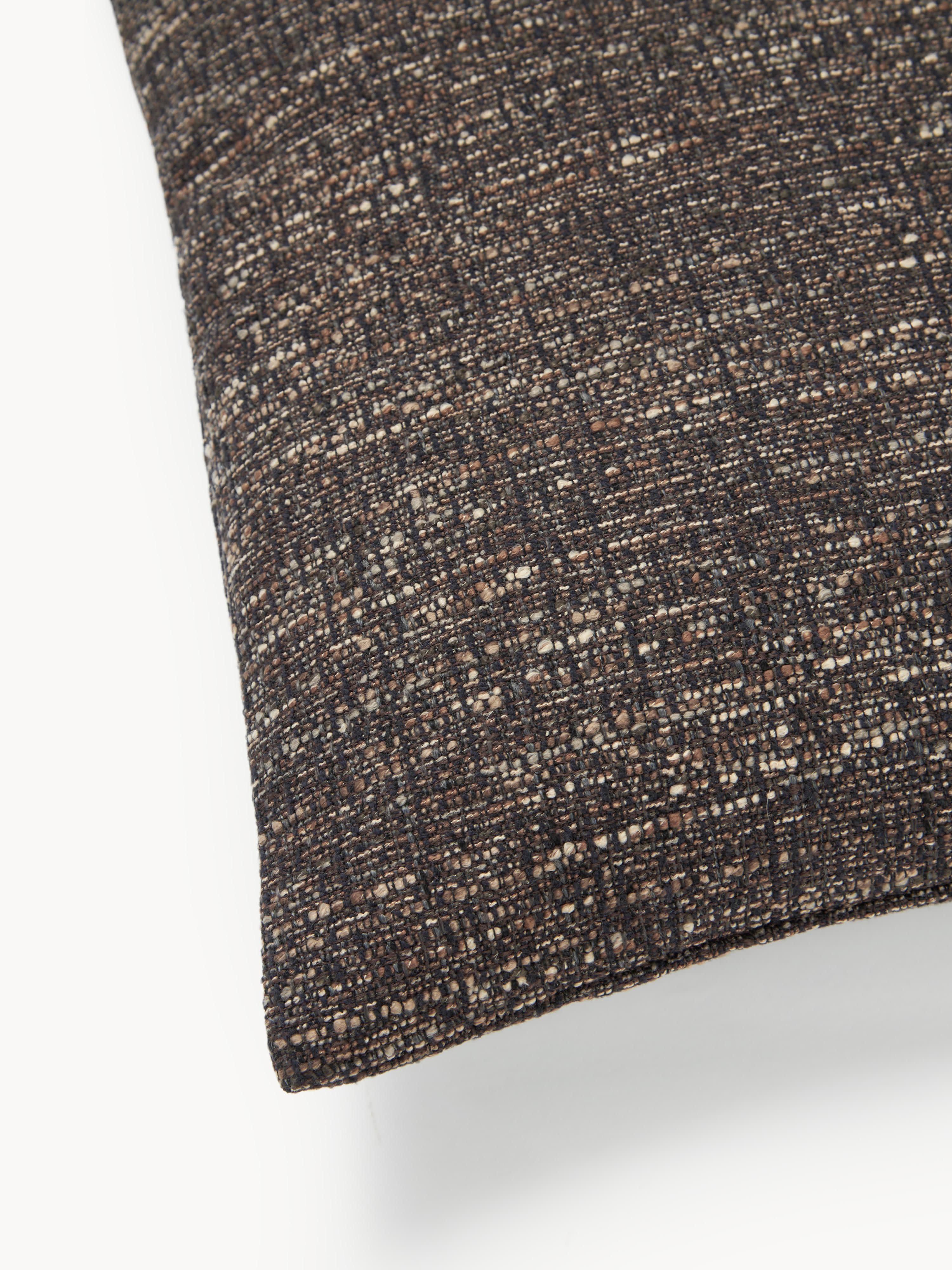 Bouclé kussenhoes Talea