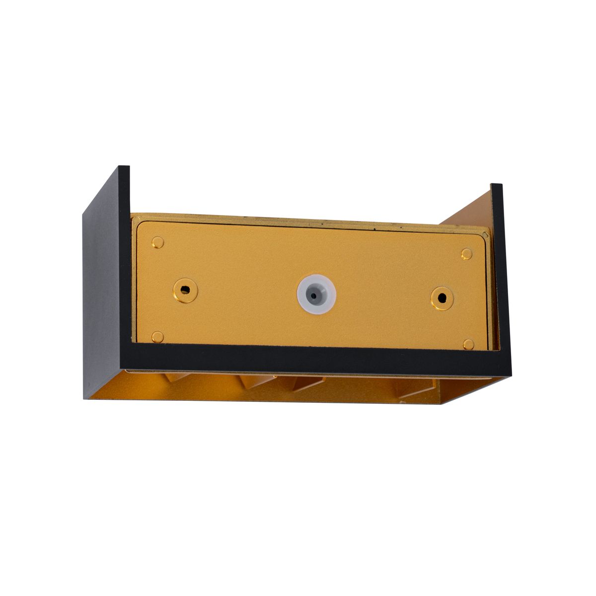 Buiten wandlamp zwart met goud incl. LED 4-lichts IP54 - Edwin