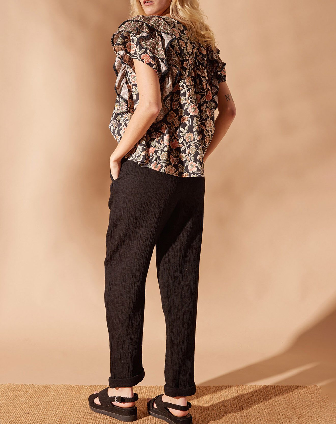 Louizon Pantalon Ricochet noir
