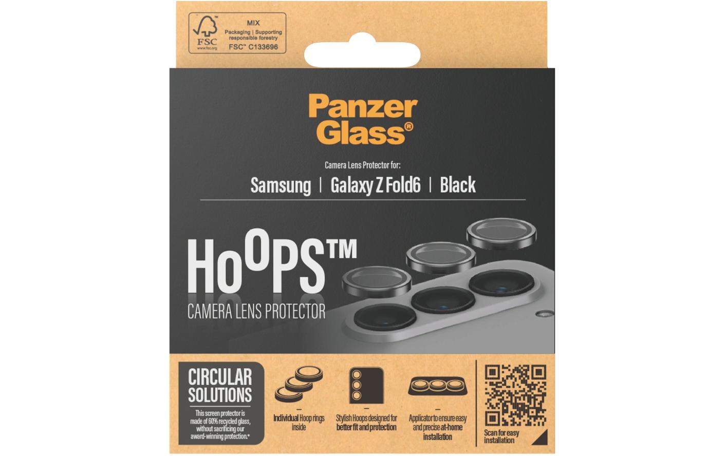 Lens Protector Rings HOOPS Galaxy Z Fold6Objektivschutz-Ringe für das Samsung Galaxy Z Fold6