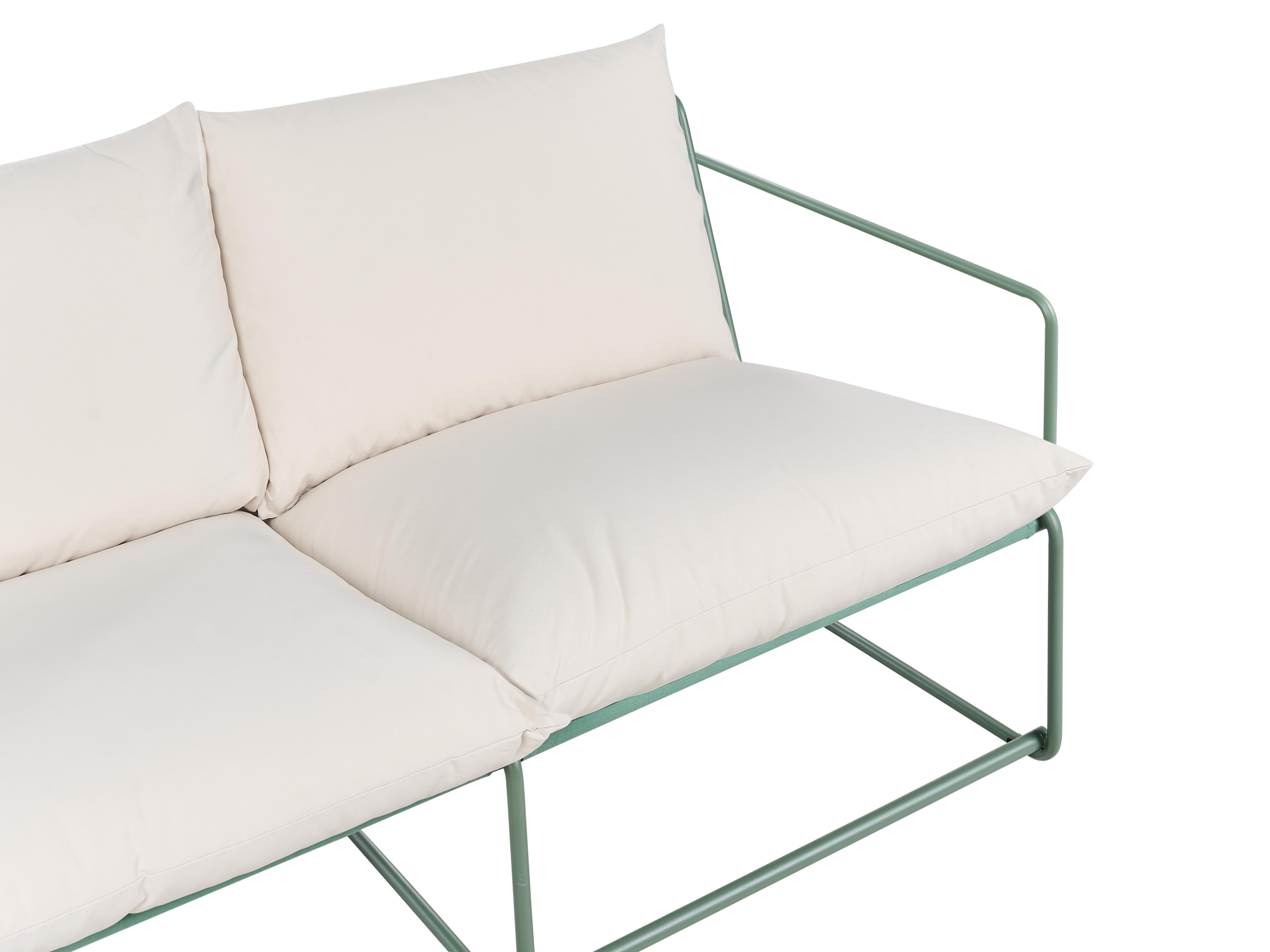 Tuin loungebank 2-zits PONTE Metaal Groen