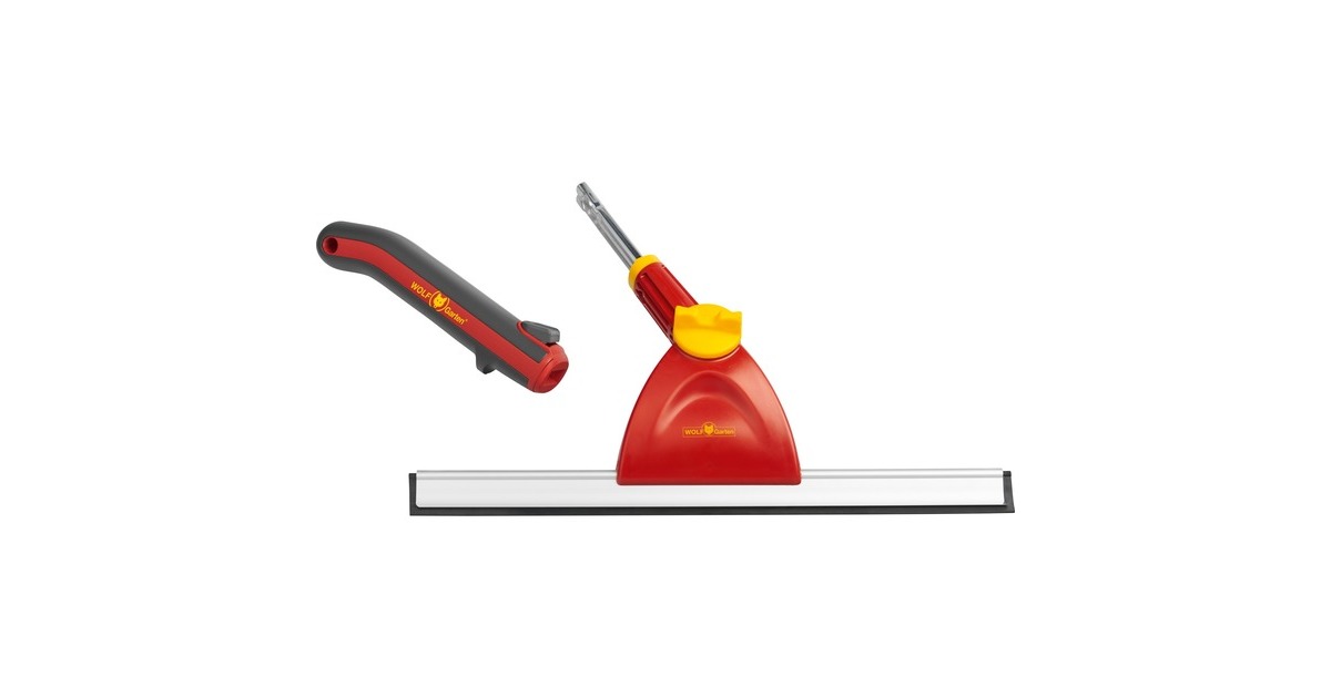 WOLF-Gartenmulti-star ruitenwisser FW-M trekker  (Rood)