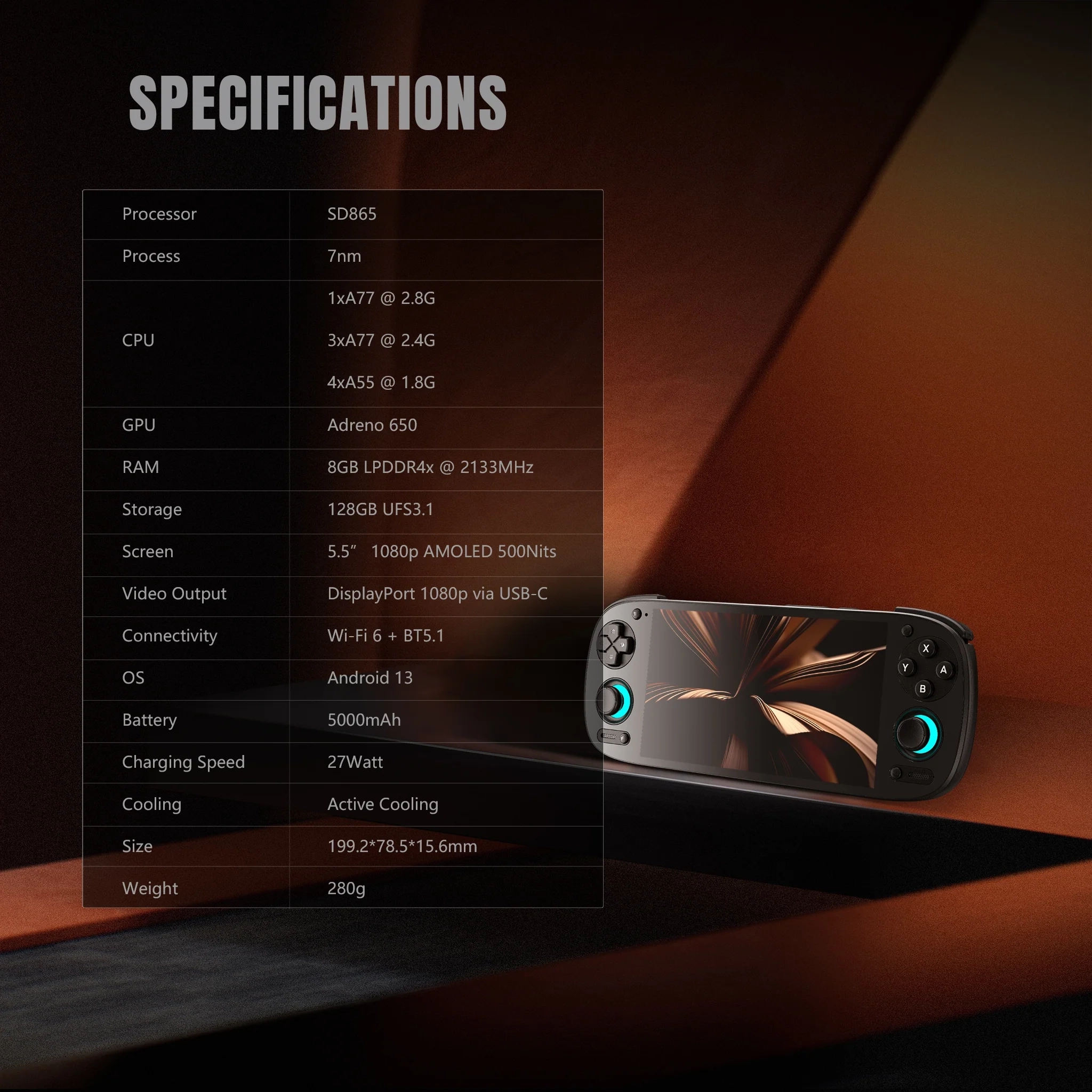 Retroid - Pocket 5 Handheld Spielkonsole Emulator mit 5.5