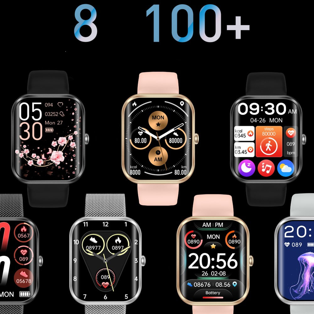 Fitness Tracker Bluetooth Smart Watch mit 1.96