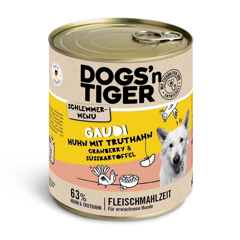 Dogs'n Tiger Menu gourmet 6 x 800 g