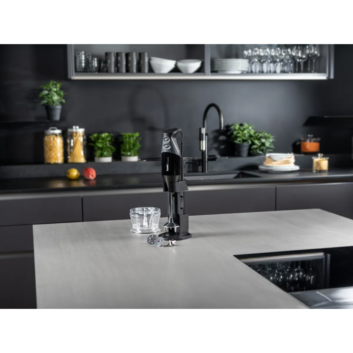 Bamix DeLuxe M200 –sauvasekoitin, musta