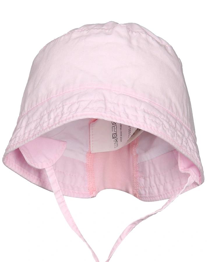 Sommerhut BABY zum Binden in rosa