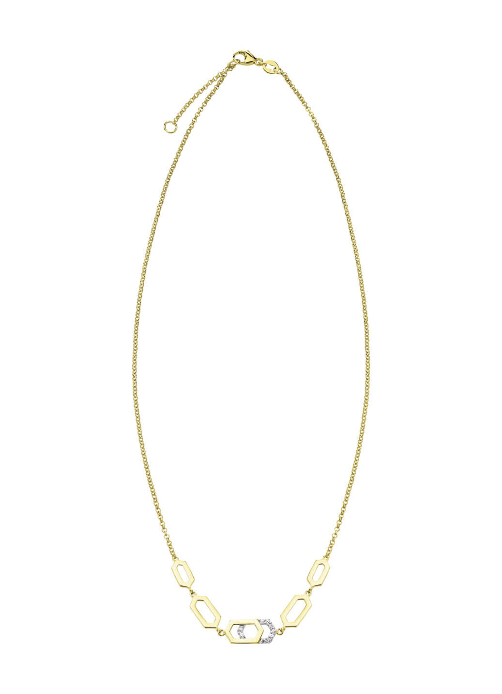 Moderne Halskette mit Zirkonia