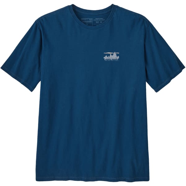 T-shirt PATAGONIA M'S '73 SKYLINE ORGANIC T-SHIRT LAGOM BLUE
