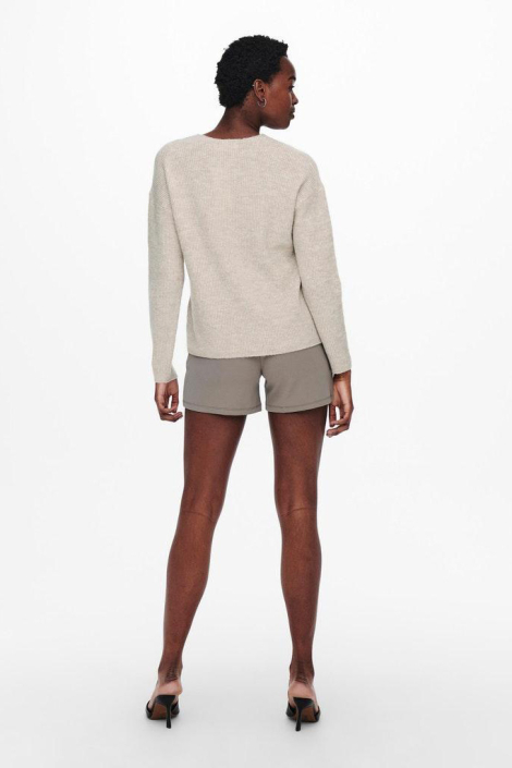 Only beige dames trui
