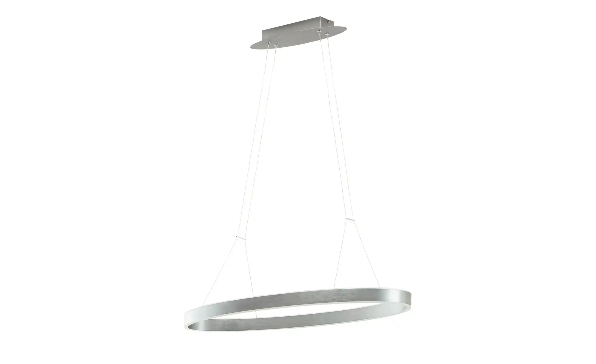 HELL-höllisch gutes Licht LED-Pendelleuchte, anthrazit/silberfarben, oval