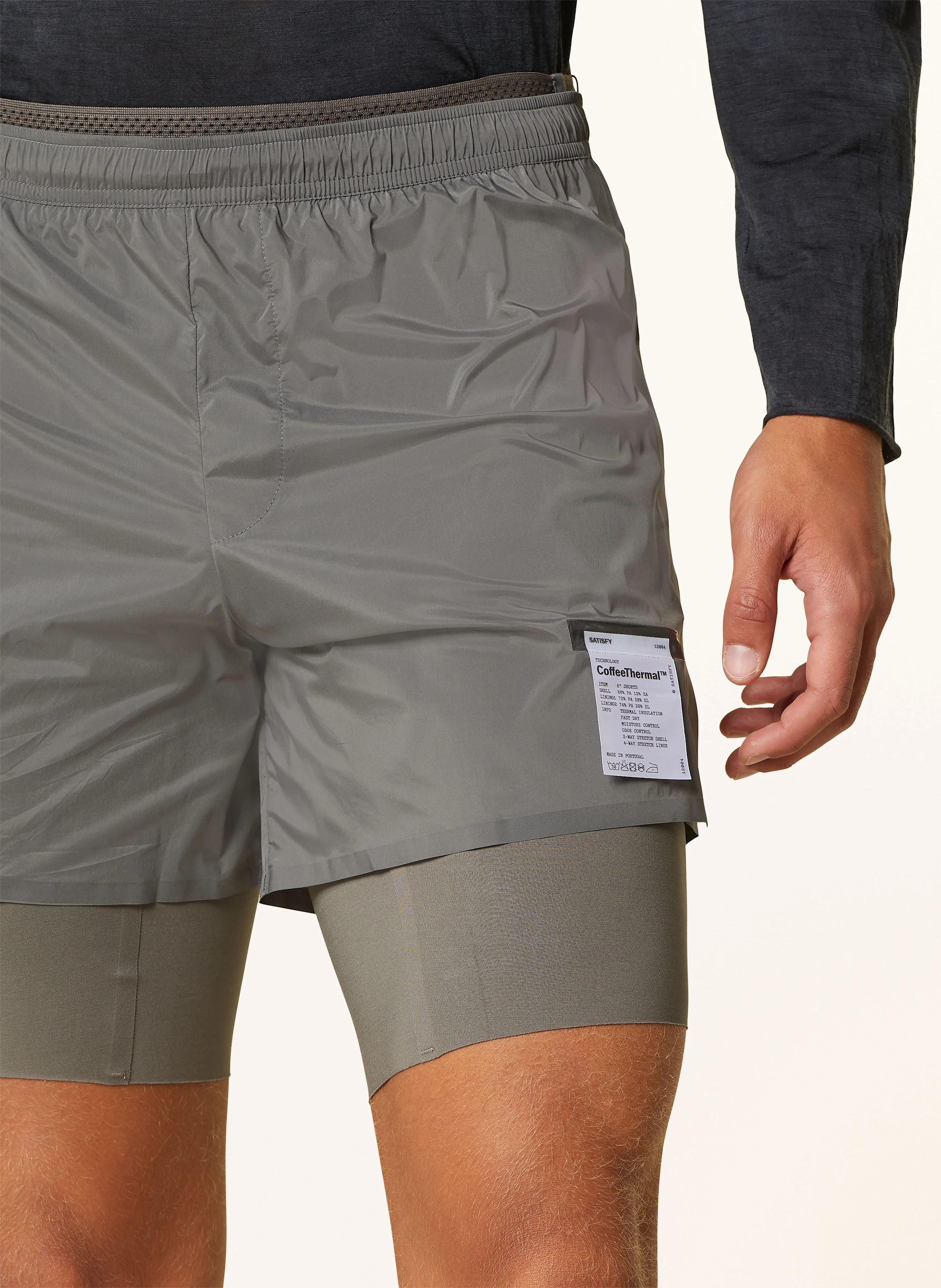 SATISFY 2-in-1-Laufshorts COFFEETHERMAL™ 8