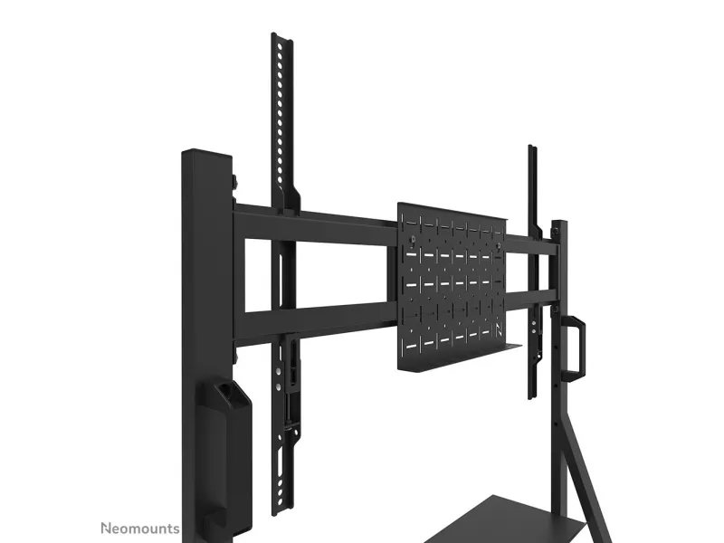 Neomounts FL50-525BL1 - Vogn med hjul - robust - for fladt panel - gulvstander - låsbar - stål - sort - skærmstørrelse: 55