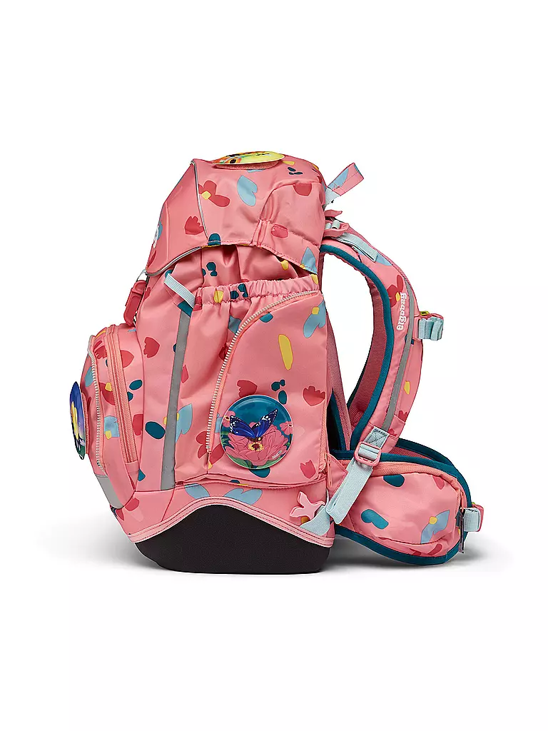 ERGOBAG Schultaschen Set 6tlg PACK - ZitronenfaltBär  koralle