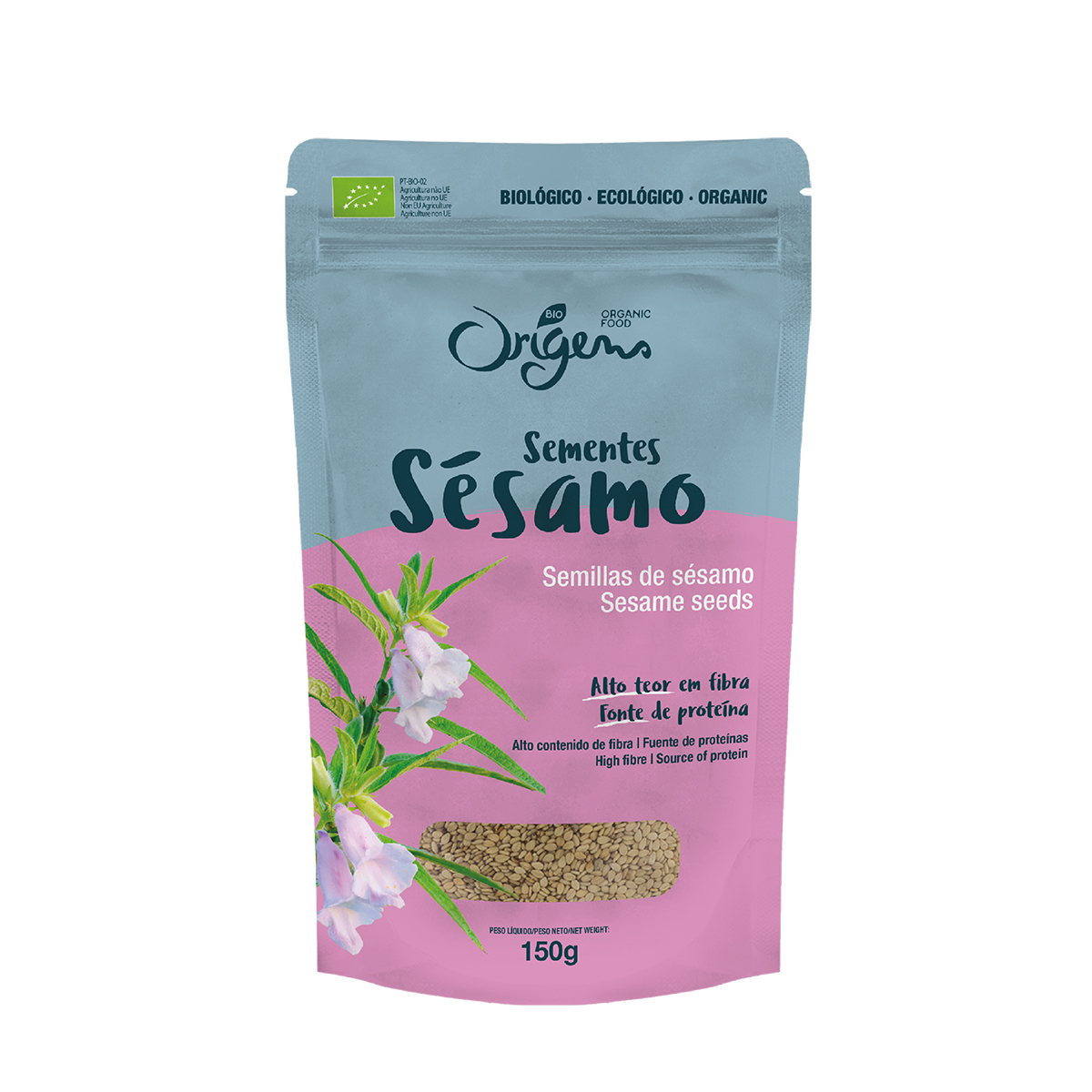 SEMENTES SESAMO ORIGENS BIO 150G