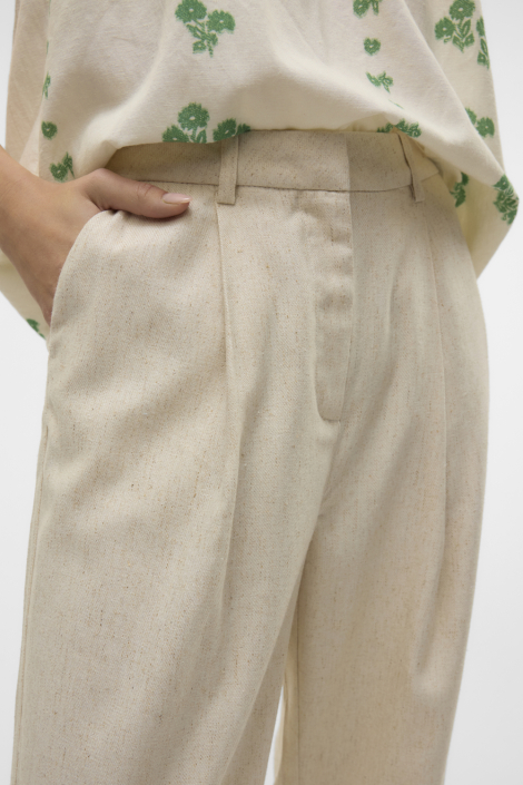 Vero Moda beige dames broek
