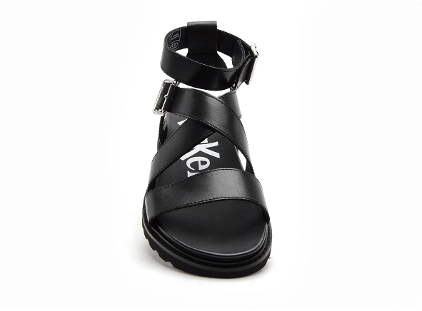 Kickers nu pieds plats femme neosunny 961240 50 noir